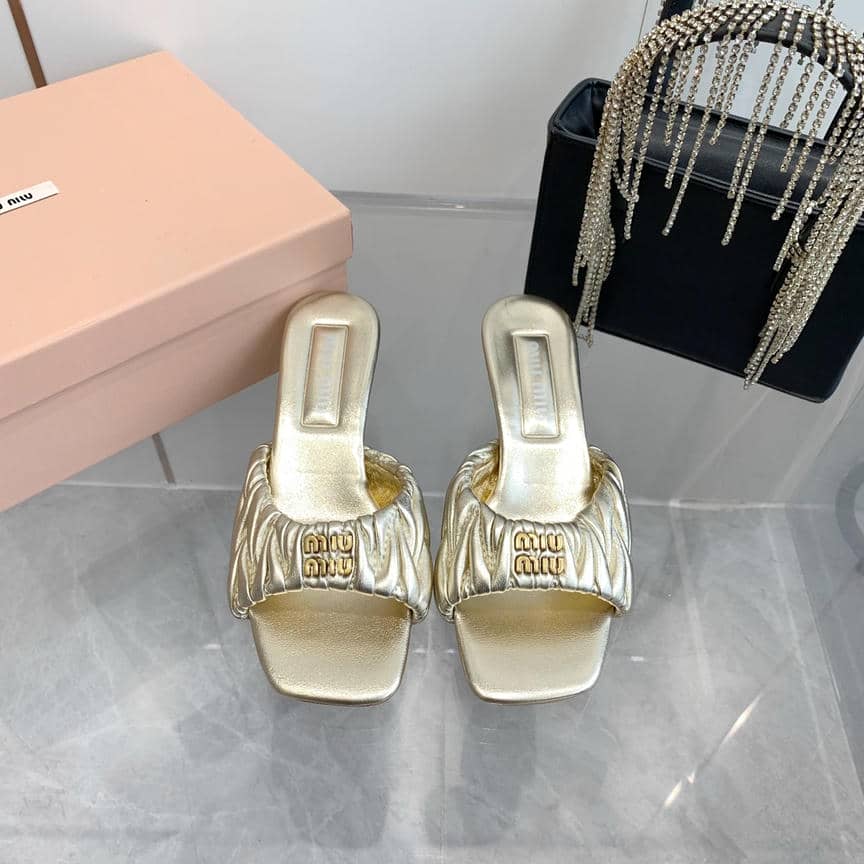 Miu Miu sheepskin slippers & sandals collection 3-4